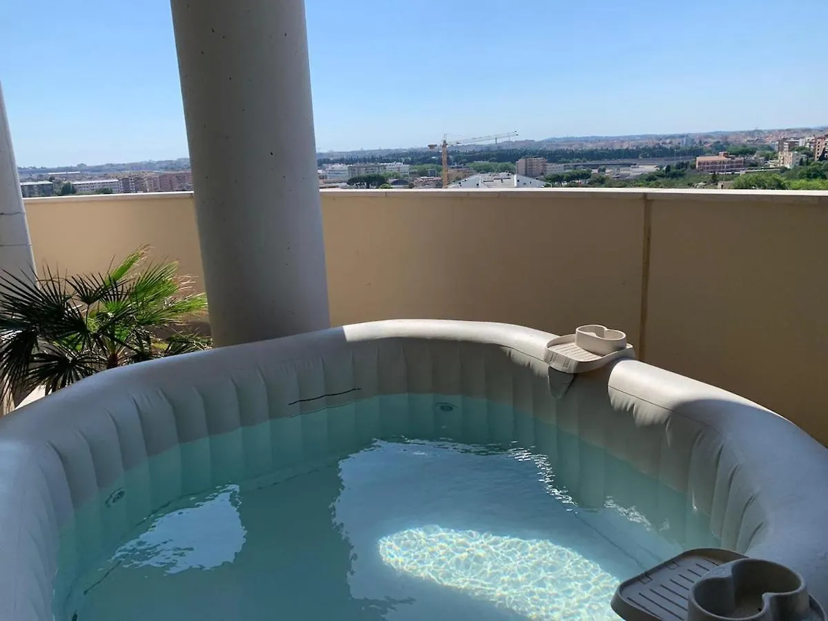 Elegant Panoramic Apartment With Jacuzzi Roma